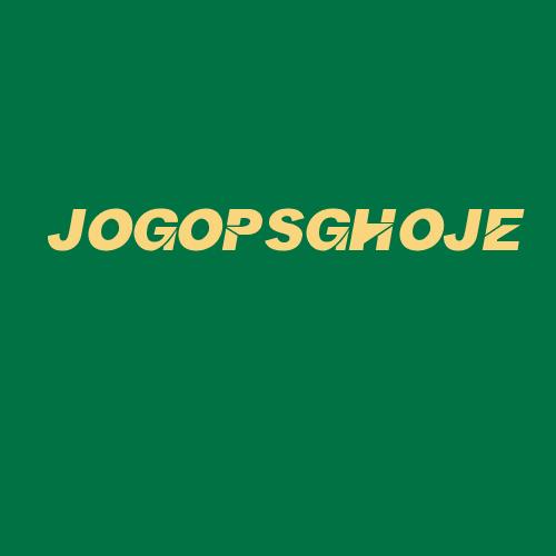 Logo da JOGOPSGHOJE