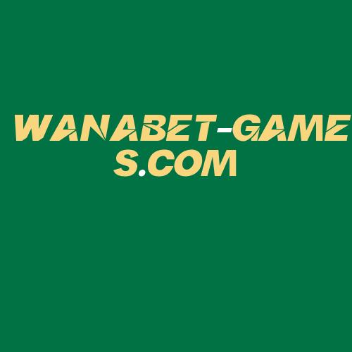 Logo da WANABET-GAMES